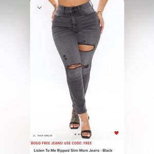 Fashion Nova Mom Jeans